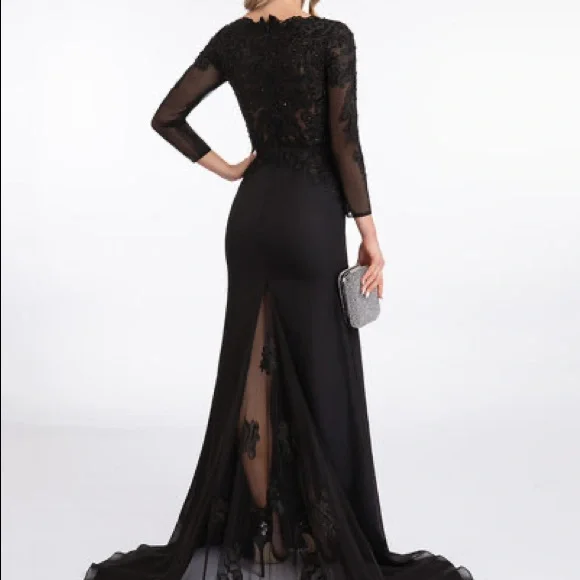 JJs House | Dresses | Long Black Prom Dress | Poshmark